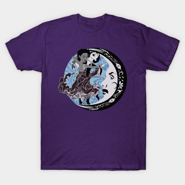 dance with your darkness T-Shirt by somatosis